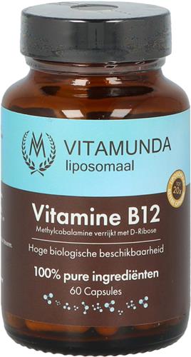 Vitamunda Liposomale Vitamine B12 - 60 vegicaps - Vitamine B preparaat