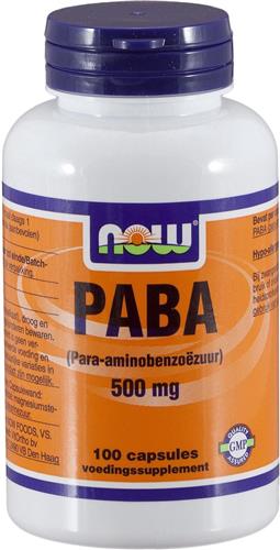 Paba 500Mg Now