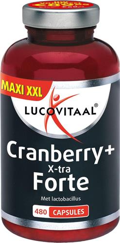 Lucovitaal Cranberry+ X-tra Forte Voedingssupplement - 480 capsules