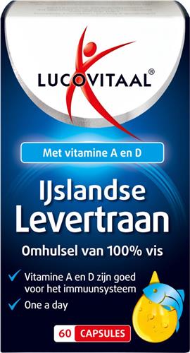 2x Lucovitaal IJslandse Levertraan 60 capsules