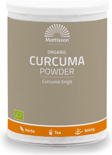 Mattisson - Biologische Geelwortel (Curcuma Longa) Poeder - Kurkuma - 125 Gram