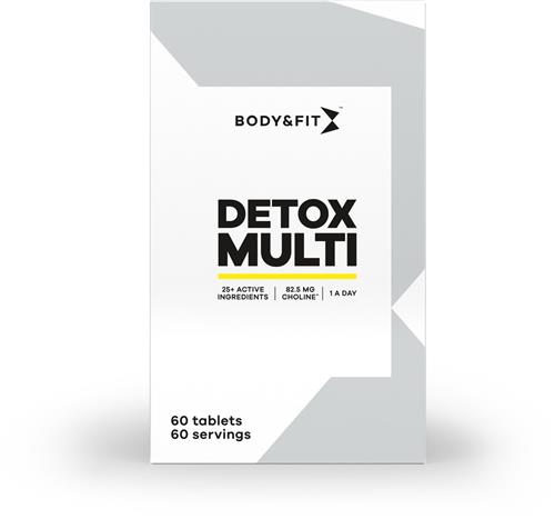 Body & Fit Detox Multi - Multivitaminen - Detox - Vitaminen & Supplement - 60 Tabletten (2 maanden)