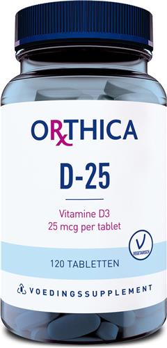 Orthica D-25 (Voedingssupplement) - 120 tabletten