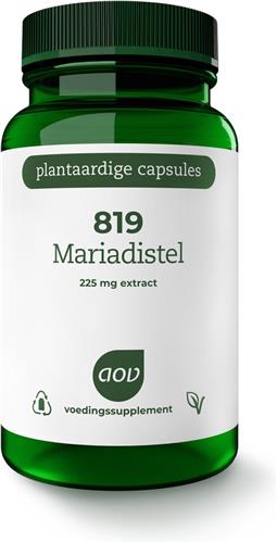 AOV 819 Mariadistel - 90 vegacaps - Kruidenpreparaat - Voedingssupplement