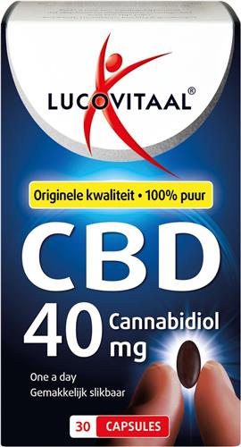 Lucovitaal CBD 40 mg capsules 30 capsules