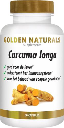 Golden Naturals Curcuma Longa (60 veganistische capsules)