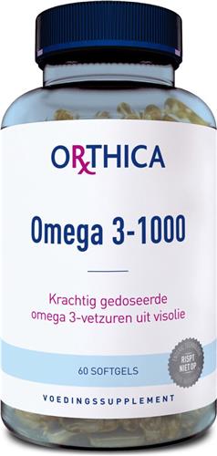 2x Orthica Omega 3-1000 60 capsules