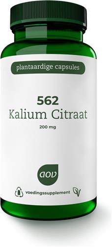 AOV 562 Kalium Citraat - 90 vegacaps - Mineralen - Voedingssupplement