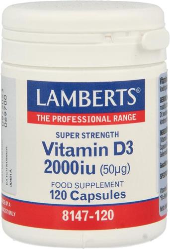 Lamberts Vitamine D3 50 mcg 120 capsules