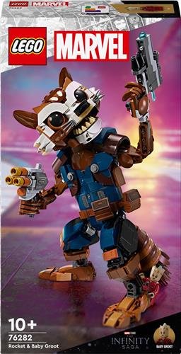 LEGO Marvel Rocket en Baby Groot - 76282