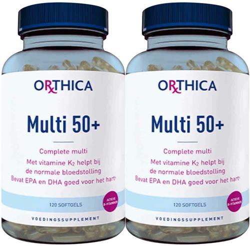 2x Orthica Multi 50+ 120 softgels