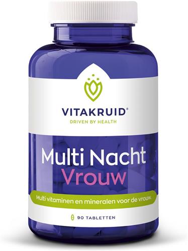 Vitakruid Multivitamine Nacht vrouw Voedingssupplement - 90 tabletten