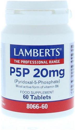 Lamberts Vitamine B6 (P5P) 20 mg 60 tabletten