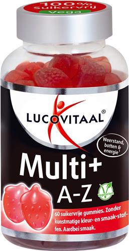 3x Lucovitaal Vitamine Gummies Multi+ A tot Z 60 Gummies