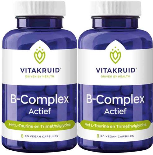 2x Vitakruid B-Complex Actief 90 vegacapsules