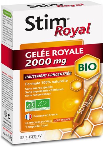 Nutreov Stim Royal Royal Jelly 2000 mg Bio 20 Flacons