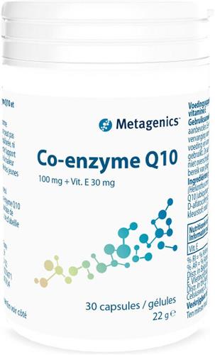 Metagenics Co-enzym Q10 100 mg + Vit. E 30 mg - 30 capsules