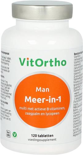 VitOrtho Meer-in-1 Man - 120 tabletten