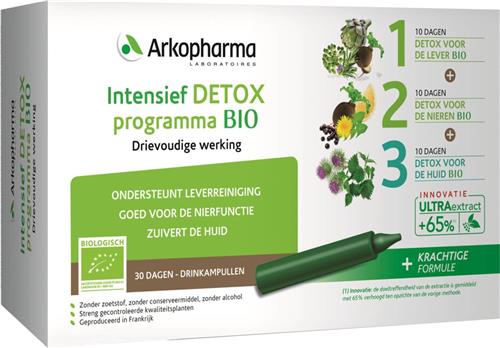 arkofluids Intensief detox programma bio drinkampullen - Scal 84957