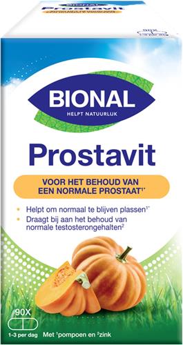 Bional Prostavit - Supplement - Man prostaat - Behoud van normale testosterongehalte - 90 capsules