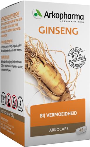 Arkocaps Ginseng - 45 Capsules - Voedingssupplement