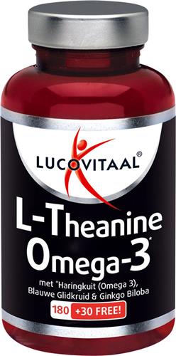 Lucovitaal L-Theanine Omega 3 Voedingssupplement - 210 Capsules