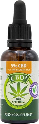 Jacob Hooy CBD Olie 5% 30 ml