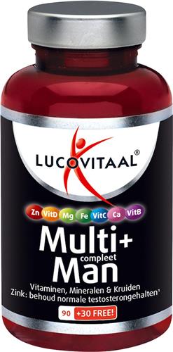 Lucovitaal Multi+ Compleet Man Tabletten 120TB