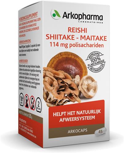 Arkopharma Reishi Shiitake Maitake 45 capsules