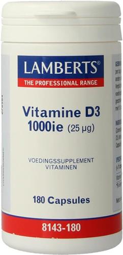 Lamberts Vitamine D3 1000IE/25mcg (180ca)