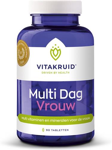 Vitakruid Multi Dag vrouw Voedingssupplement - 90 tabletten