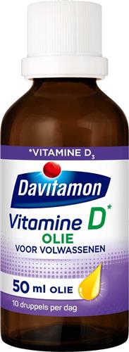 Davitamon Vitamine D olie  - Vitamine D3 voor volwassen - 50ml