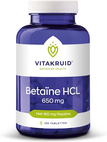 Vitakruid - Betaïne HCL 650mg - 120pcs