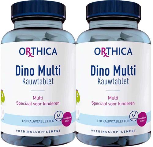 2x Orthica Dino Multi 120 kauwtabletten