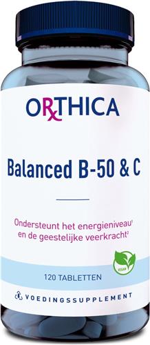 Orthica Balanced B-50 & C  (Vitaminen) - 120 Tabletten