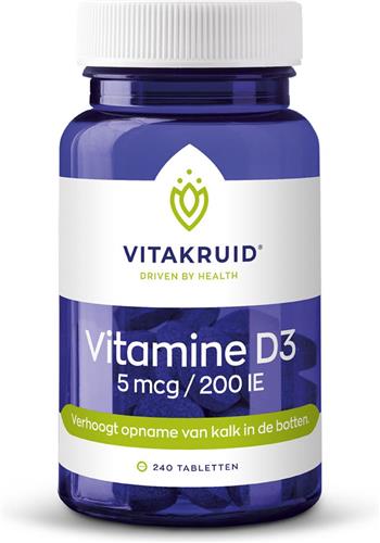 Vitakruid Vitamine D3 250 tabletten