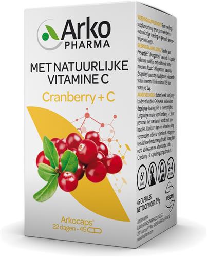 Arkocaps Cranberry + C - 45 Capsules - Vitaminen