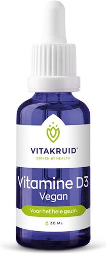 Vitakruid Vitamine D3 druppels Vegan 30 ml