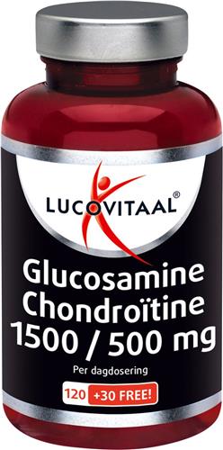 Lucovitaal Glucosamine ChondroÃ¯tine 1500/500 mg Voedingssupplement - 150 Tabletten