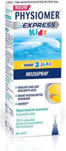 Physiomer® Express Kids Neusspray 20ml-Bij Verstopte Neus,Loopneus,Verkoudheid