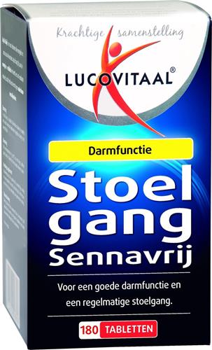 Lucovitaal Stoelgang Sennavrij Darmfloramiddel Voedingssupplementen - 180 tabletten