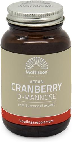 Mattisson - Cranberry D-Mannose met Berendruif extract - 90 tabletten