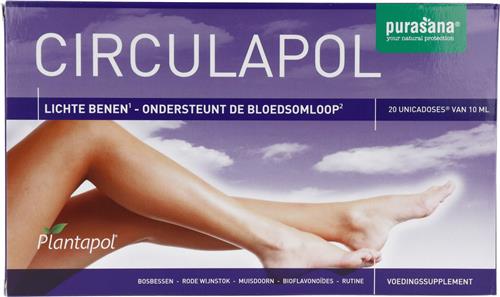 Plantapol Myrtirutin Ampullen - Voor Lichte Benen, Ontzwollen Voeten en Enkels - 10ml per Ampulle - 20 Stuks