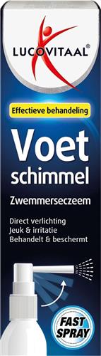 Lucovitaal - Spray - Voet - schimmel - zwemmerseczeem - jeuk - irritatie