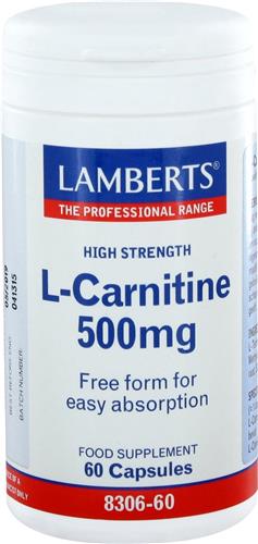 Lamberts L-Carnitine 500 mg 60 capsules