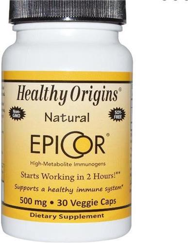 EpiCor, 500 mg (30 Capsules) - Healthy Origins