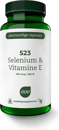 AOV 523 Selenium & Vitamine E - 60 vegacaps - Mineralen- Voedingssupplement