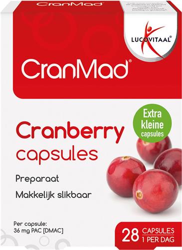 Lucovitaal Cranmad Voedingssupplementen - 28 Capsules