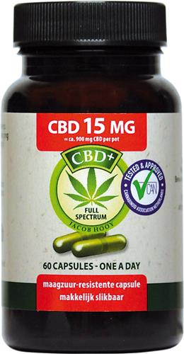 Jacob Hooy - Jacob Hooy - Jacob Hooy CBD Capsules 15mg 60 Capsules