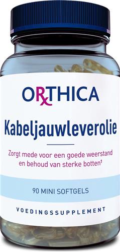 Orthica Kabeljauwleverolie (multivitaminen) - 90 softgels